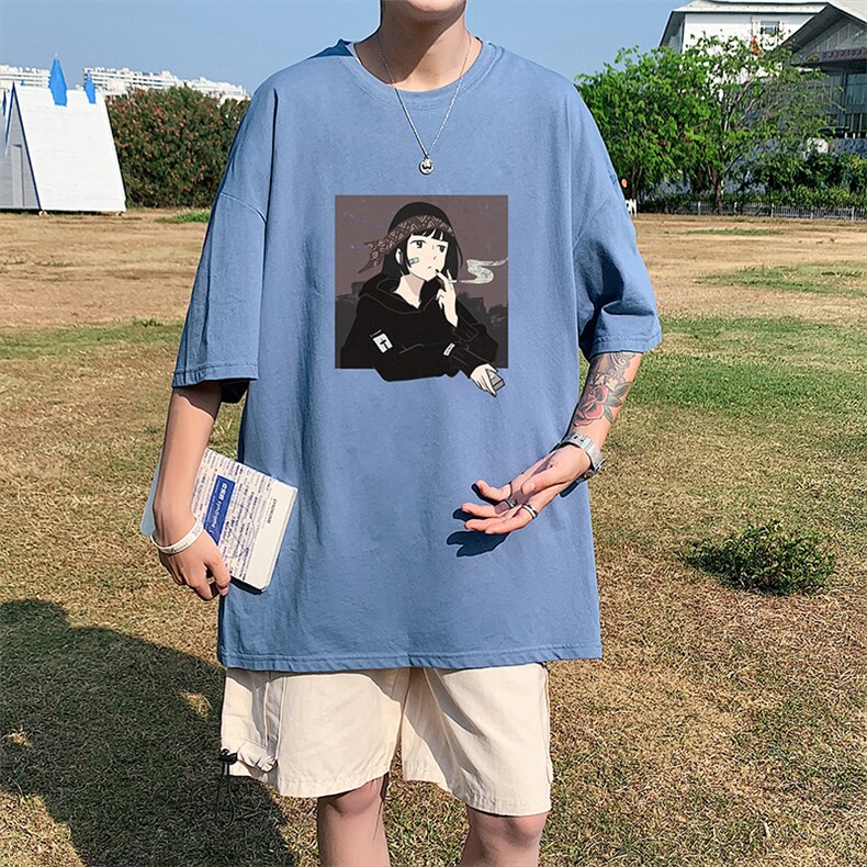 DX17122-P20纯短袖t恤男大码半袖打底衫宽松体恤衫港风,男装T恤,电商A040
