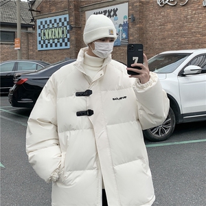 美式高街vibe飞机扣棉服防水男冬季外套加厚保暖小众羽绒棉衣潮牌图片