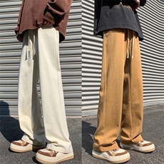 XZ616春季新款纯棉百搭宽松直筒休闲裤TY519P45控58，男装休闲裤，星座512A（原616）