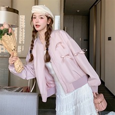 现货蝴蝶结外套2536P155控228，女装短外套，2C201