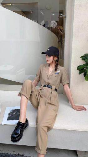 夏季连体裤，女装连体裤，美人访