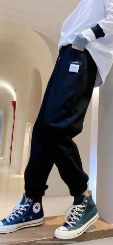 贴标卫裤，女装休闲裤，LL+