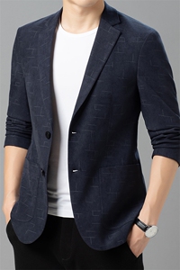 西服男秋季潮款休闲商务西服上衣中年男士单西外套ASD95116-P260图片