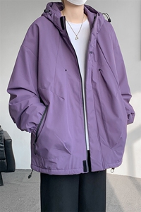 8XL-M冲锋衣外套男加棉加厚夹克秋冬户外登山服JK1313 薄P90控110图片