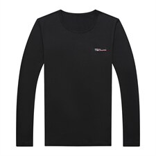 长袖棉t恤男秋季新款中年商务休闲圆领半袖polo衫HPNT9877-P60,男装T恤,电商B212（原钱塘6029）