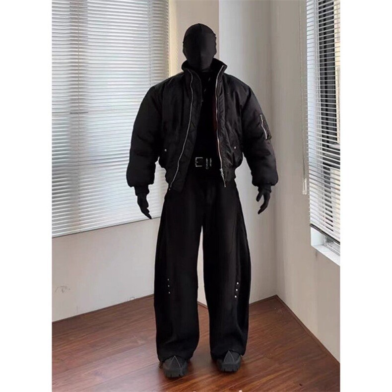 美式cleanfit飞行员夹克外套男春秋款高级感bomber潮牌夹棉棒球服,男装休闲裤,星座313A(原308A-2)