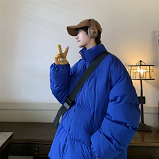 XZ213-MY20-P70控88港风大码冬季男款加厚保暖立领棉服面包服ins，男装棉衣，星座213