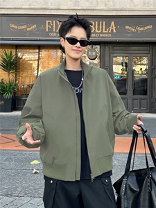 2026春季抖音得物品质新款夹克男上衣棒球服飞行外套6162-P32图片