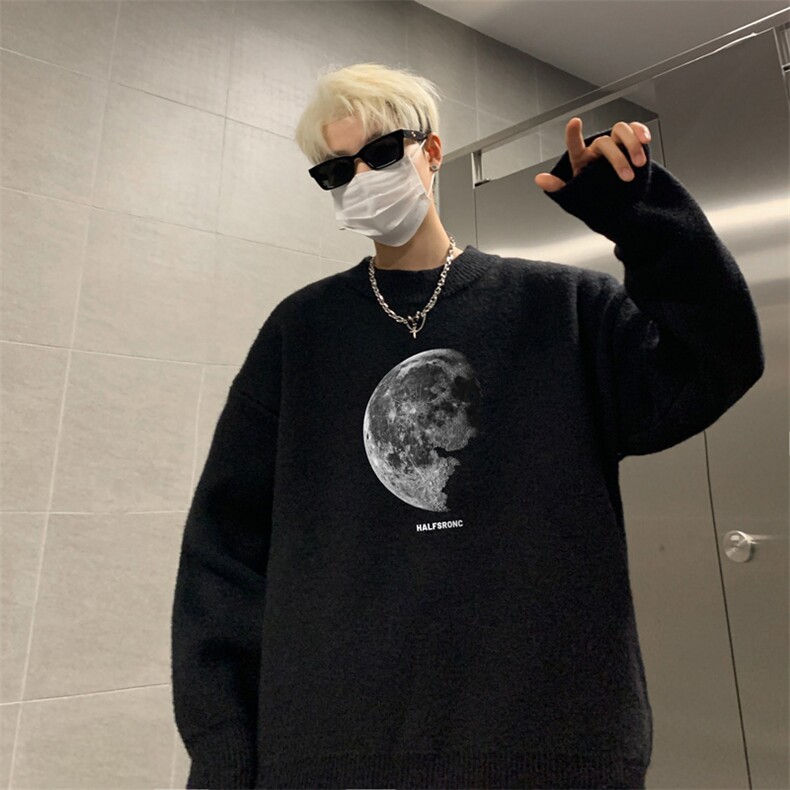 高质量！秋冬季半高领毛衣男士加绒加厚线衣针织衫男DMY532-特P38图片