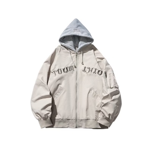 美式复古飞行员夹克男春秋季新款高街hiphop潮牌棒球服外套上衣，男装夹克，星座506A