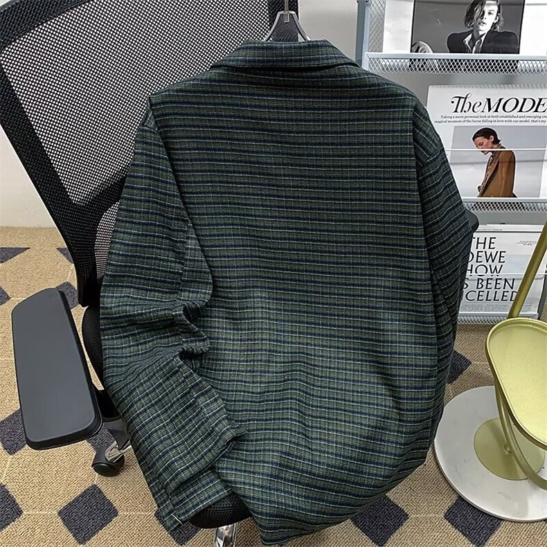 细格纹西服外套商务休闲轻熟风气质夹克JA141P60,男装夹克,星座1116-2