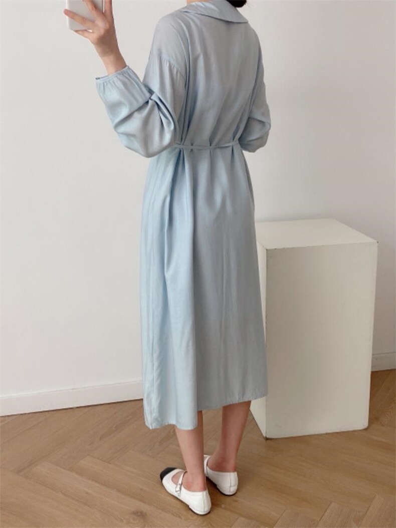 【现货】2022早春新款娃娃领连衣裙，女装连衣裙，FMV(1F)