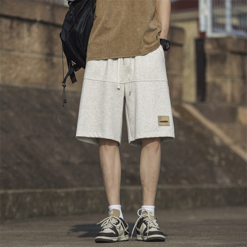 夏季薄款休闲运动服痞帅短裤美式高街潮牌宽松XD1721特批29,男装牛仔裤,星座718