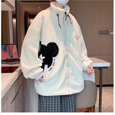 F604P75秋冬男装青年外套羊羔绒棉衣夹克保暖时尚休闲，男装夹克，星座512-6