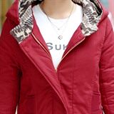 时尚保暖女士棉服修身显瘦长款外套冬季必备潮流单品，女装棉衣/棉服，依恋蒂丝