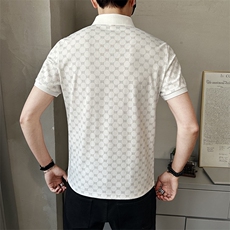 春季新款男士短袖T恤时尚百搭休闲上衣潮牌半袖Polo衫PL68621-P63，男装T恤，电商A237