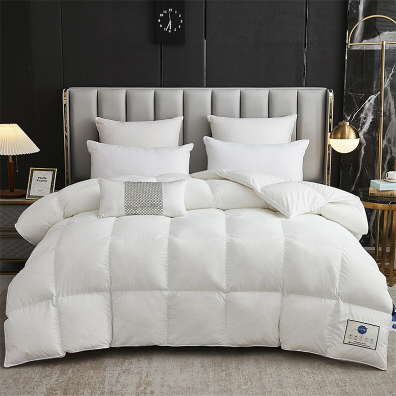 羽绒被被子被芯冬被春秋新品立体白鹅绒被被子被芯，被套/被芯，一起卖家纺