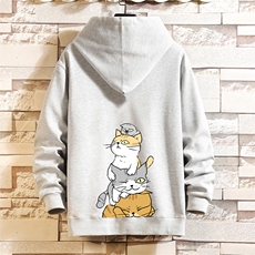 WY2081-P40纯连帽卫衣男大码运动帽衫宽松薄外套砖墙挂拍，男装卫衣，电商A040A