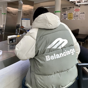 B266-C102-P118 23冬季新款宽松休闲加绒加厚羽绒棉服图片
