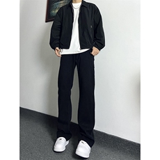 秋季美式ins高街hiphop弯刀工装牛仔裤货号K2442P55，男装牛仔裤，电商A063