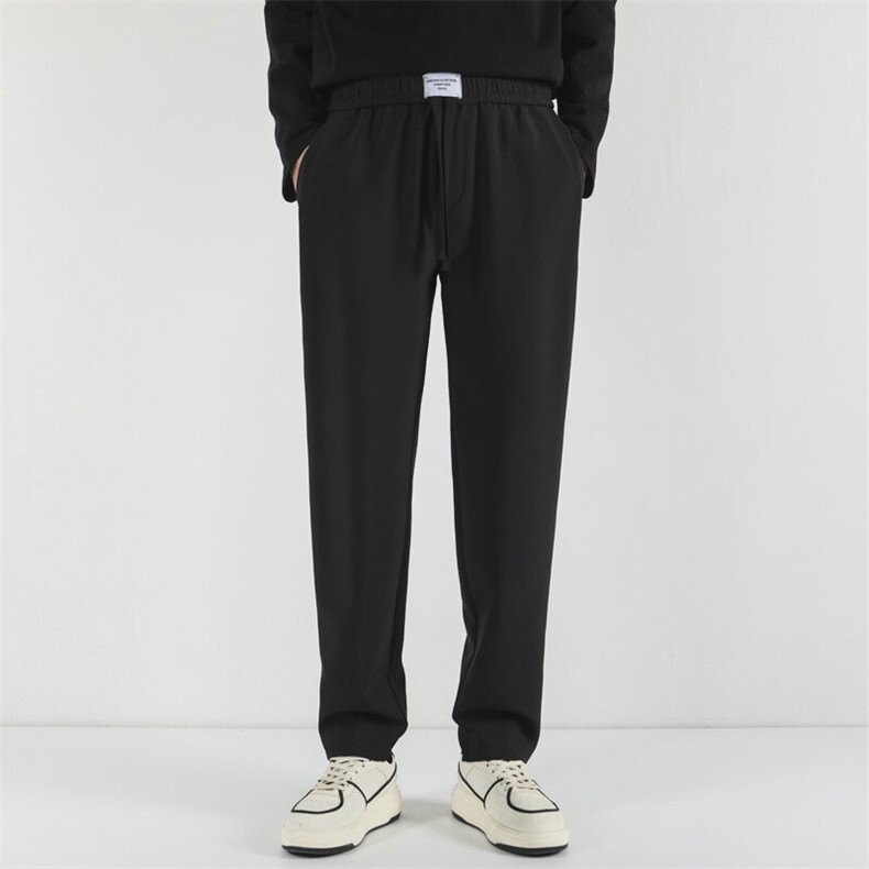 男士夏季韩版潮流直筒百搭春季薄款男生冰丝裤运动裤VS300/P44，女装休闲裤，星座506