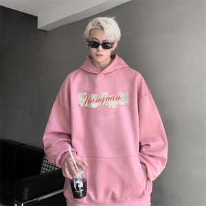 420克麂皮绒潮牌重磅连帽卫衣力推大码男XZ517A-2-JP9905-P55图片