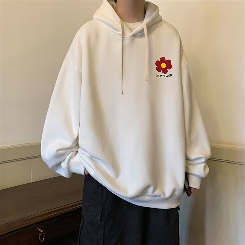 纯棉连帽卫衣男大码运动帽衫宽松薄WY2257-P35 加绒款-P40图片