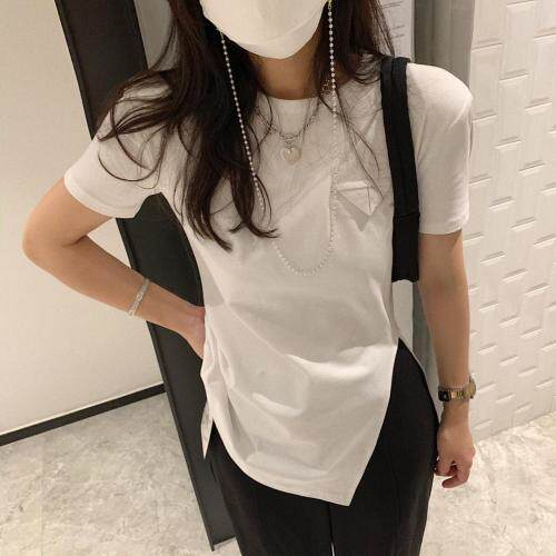 开叉三角t，女装，XTZ style