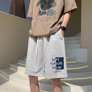 已注册直播抖音得物品质男运动中裤五分短裤K0503P28控39图片