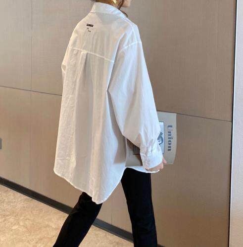 大版宽松时尚衬衫，女装衬衫，魅丽贝斯