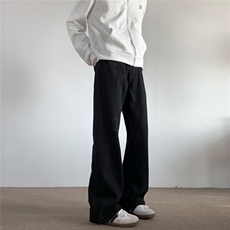 xz905-2-Z029##P65-（控98）吊磨猫须水洗微喇牛仔裤，男装牛仔裤，星座905-2