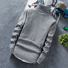 403-2-M136-M到3XLP20主椎新款跑量高领针织衫男毛衣4XL到5XLP25，男装针织衫/毛衣，星座1018-1​