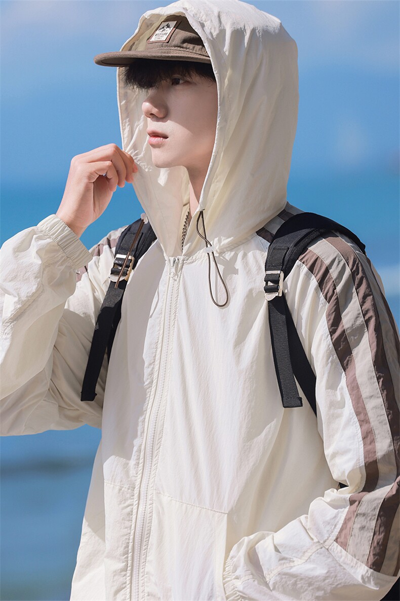 【UPF50+防晒服】夏季薄款透气凉感男外套X2382-TP40控价68,男装夹克,电商A102-1