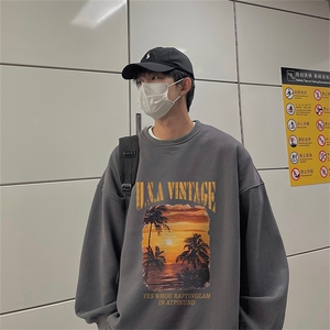 23秋季新款 320G华棉圆领卫衣面布棉WH3221-P35控58图片