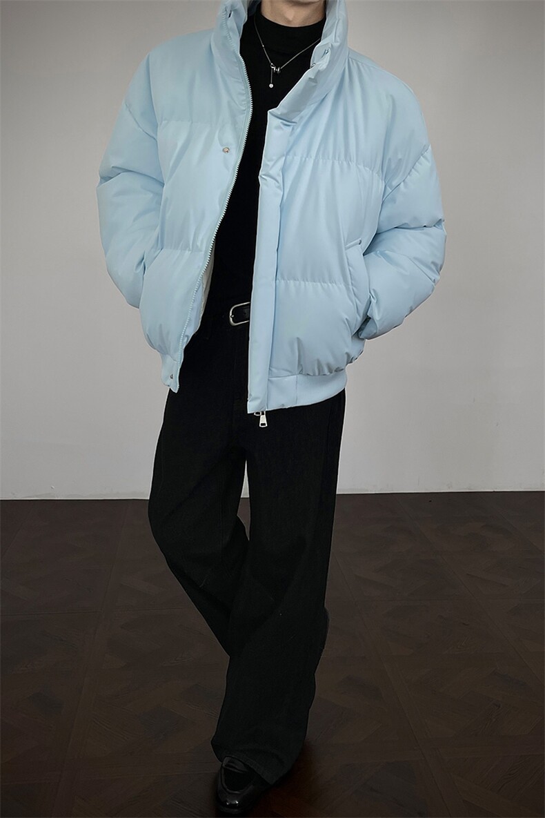 支持二开冬装加棉加厚立领棉服男女棉衣外套光板面包服M816-P70,男装棉衣,电商A441