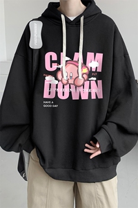 连帽卫衣男大码运动服帽衫外套WY2318-P35 加绒款-P40图片