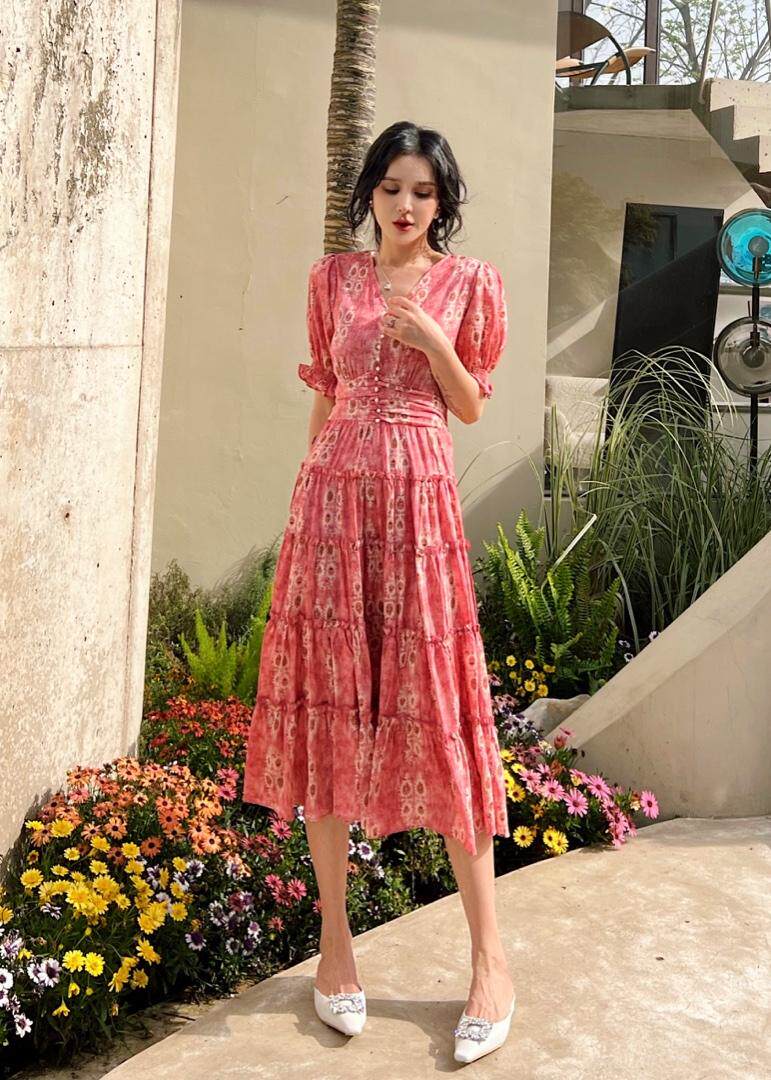 22077新款连衣裙，女装连衣裙，H101