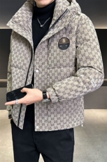 羽绒服男冬季2024新款连帽白鸭绒外套B240-YR6826-P205，男装羽绒服，电商B240