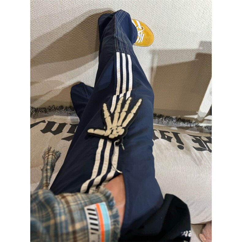 【有货】三条杠条纹织带裤子男款直筒宽松速干运动裤K22LL-特P40,女装休闲裤,星座1007（原301D）