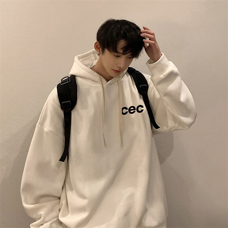 纯棉连帽卫衣男大码运动帽衫宽松薄WY2294-P35,男装卫衣,电商A040