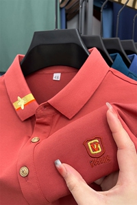 polo衫男士短袖新款商务休闲男装衣服翻领t恤男夏季薄款舒适半袖图片