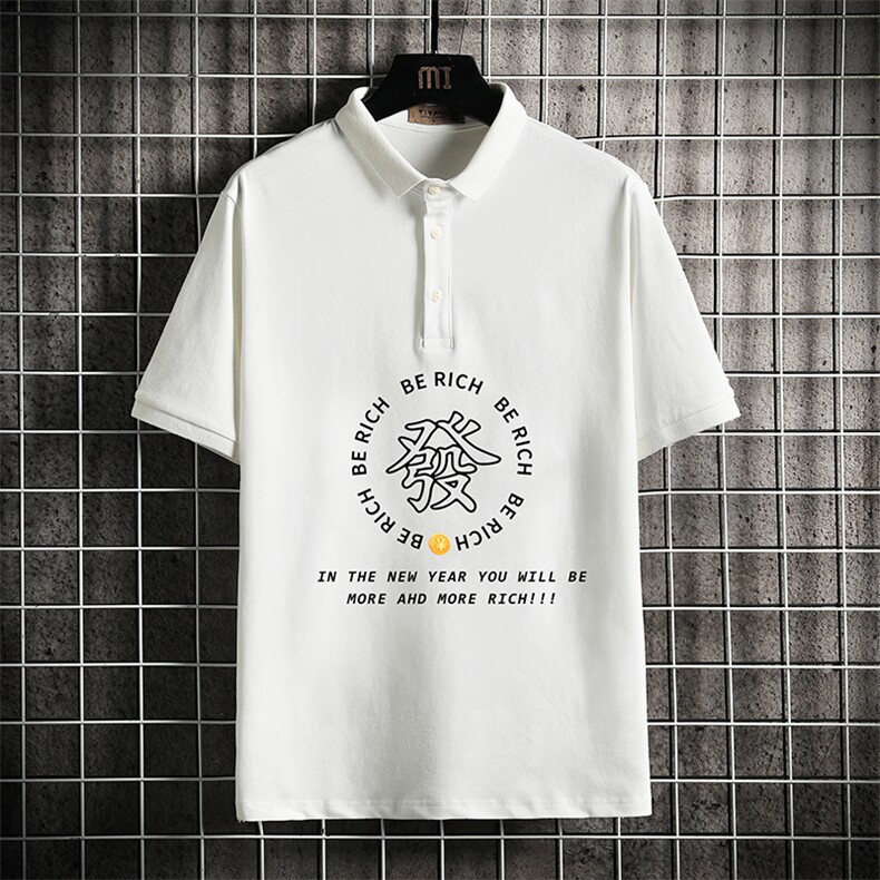 PL57163-P35翻领短袖polo衫男大码胖子半袖t恤男有领保罗衫,男装Polo衫,电商A040A