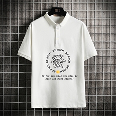 PL57163-P35翻领短袖polo衫男大码胖子半袖t恤男有领保罗衫，男装Polo衫，电商A040A