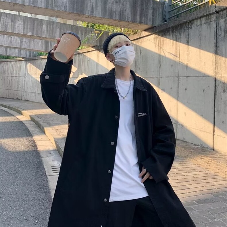 男秋季外套潮牌街头中长款牛仔夹克J2058P68,男装夹克,星座1116-2