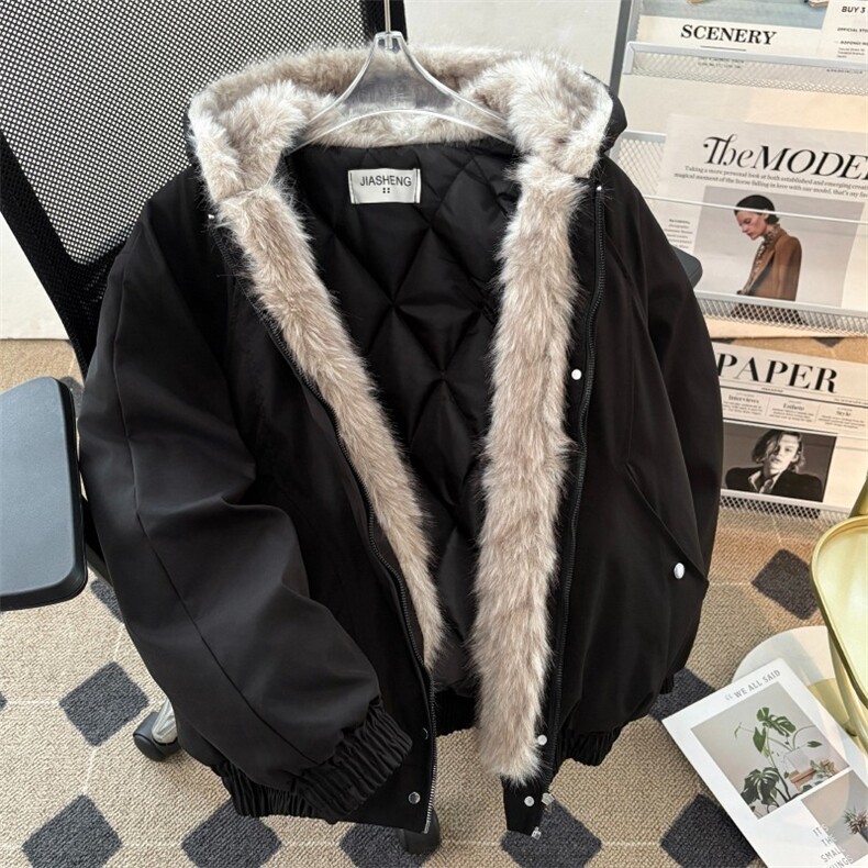 自家图9925座山雕棉服厚款米灰色黑色M到2XL,男装棉衣,星座1210-1