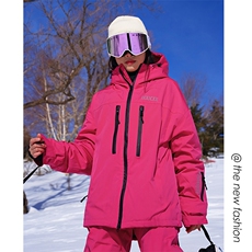 防风防水登山服男蓄热抗寒中性风大码加绒滑雪服HF88-P195控298，男装卫衣，电商A001
