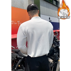 2025HT25765加绒硬汉风大码立领长袖T恤M-5XHT25982-特P35，男装T恤，电商A022