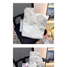 1506-1/KK3301/P51个性字母牛仔裤嘻哈ins潮高街潮流痞帅长裤男，男装牛仔裤，星座1506-1