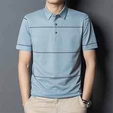 BJ90606男士2023年夏季新款百搭T恤男短袖商务休闲体恤男P128，男装T恤，电商B360