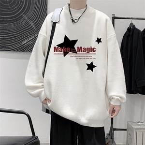 8XL半高领毛衣男大码胖子针织衫毛线衣 M18379-P45 加绒款-P65图片